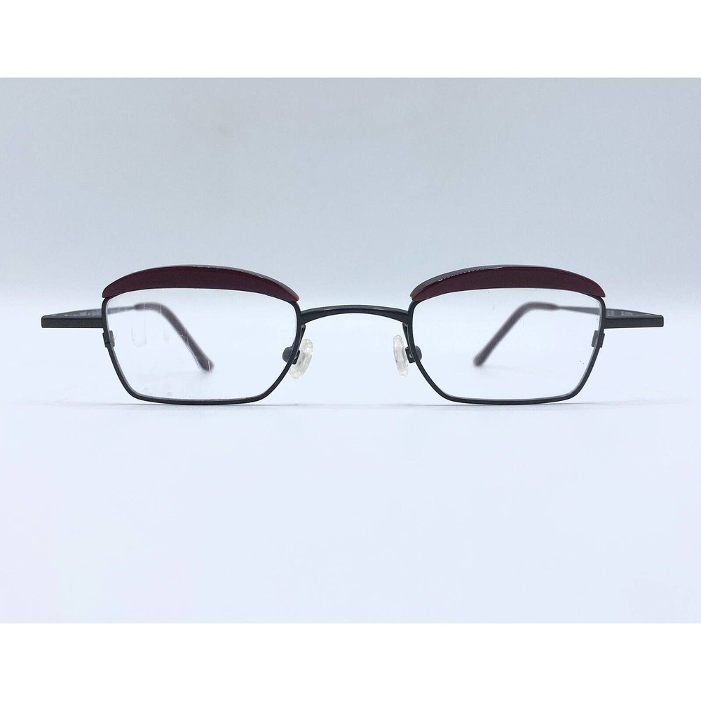 Anne et Valentin Lunettes Burgundy Black Eyeglass Frames - Bjorn U18 - 40-24